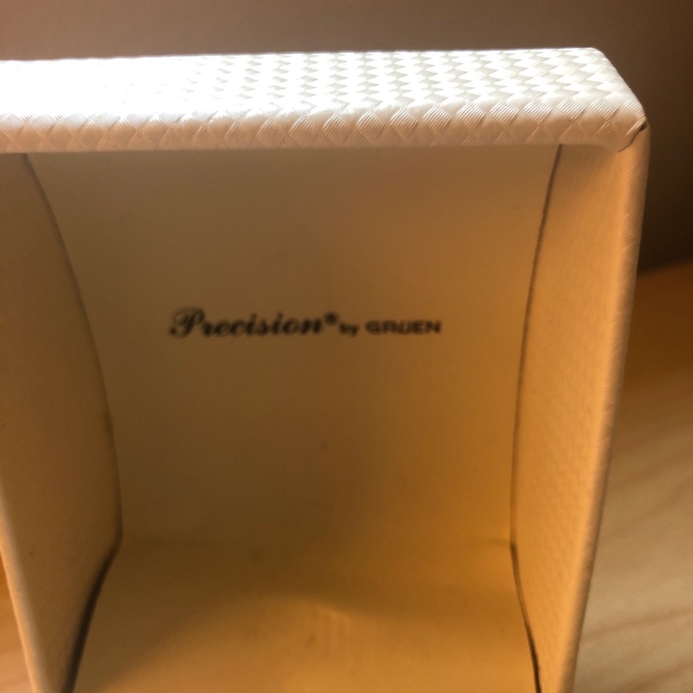 NWT Vintage Precision by Gruen Stainless Steel Quartz Watch - Picture 8 of 9